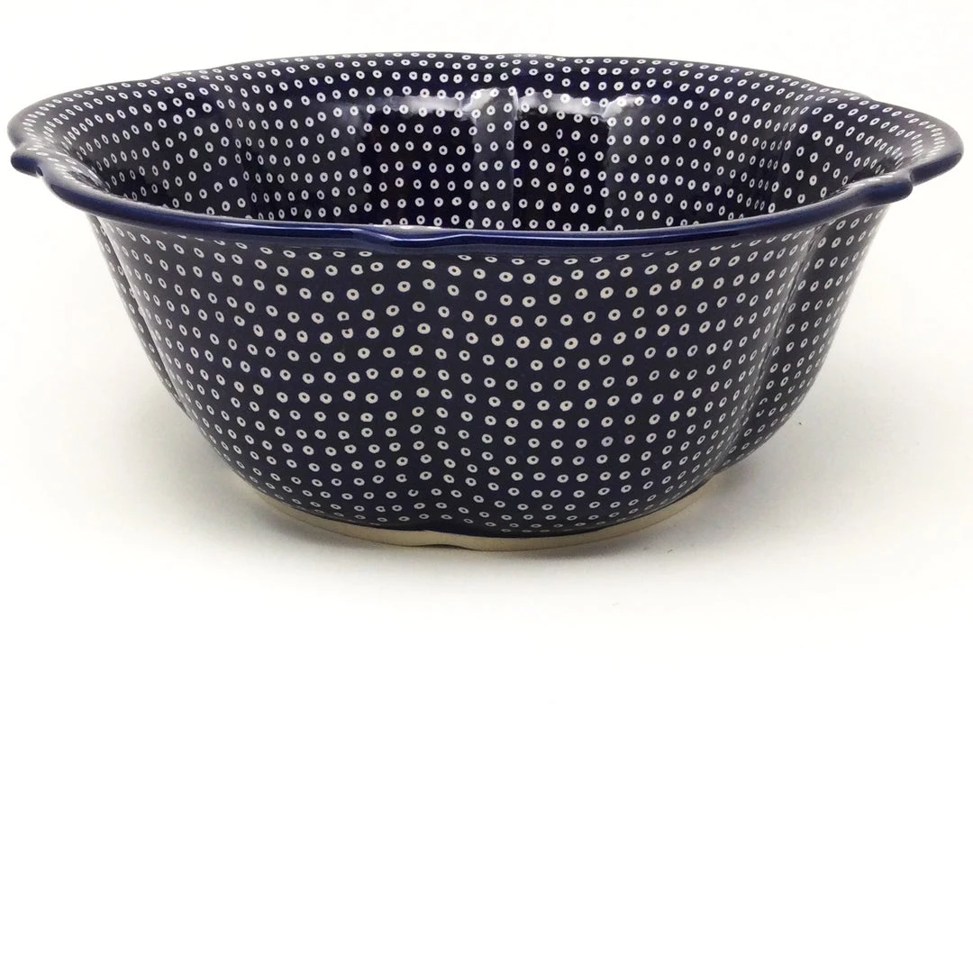 Janelle Imports Lg Retro Bowl In Blue Elegance 3 Janelle Imports Lg Retro Bowl In Blue Elegance