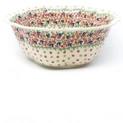 Janelle Imports Lg Retro Bowl In Tiny Flowers