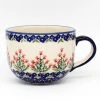 Janelle Imports Latte Cup 16 Oz In Field Of Flowers