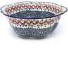 Janelle Imports Lg Retro Bowl In Wild Roses