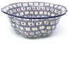 Janelle Imports Lg Retro Bowl In Modern Checkers