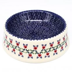 Janelle Imports Lg Dog Bowl In Lattice