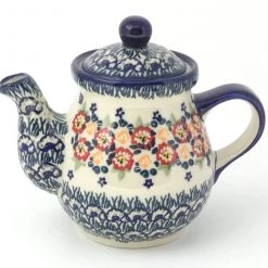 Janelle Imports Night Time Teapot 12 Oz In Wild Roses