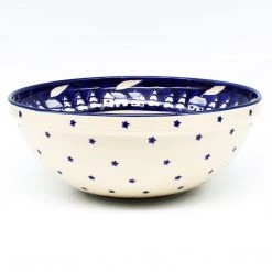 Janelle Imports Round Bowl 64 Oz In Winter