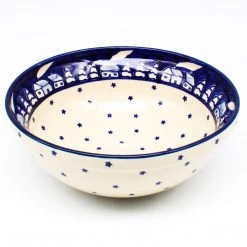 Janelle Imports Round Bowl 64 Oz In Winter