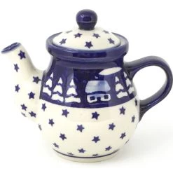 Janelle Imports Night Time Teapot 12 Oz In Winter