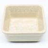 Janelle Imports Tiny Sq. Bowl 8 Oz In White On White