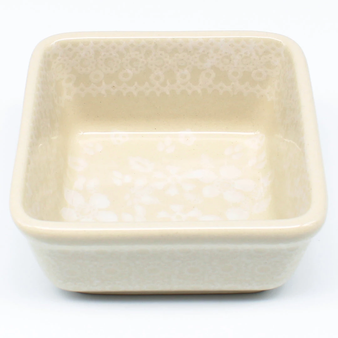 Janelle Imports Tiny Sq. Bowl 8 Oz In White On White 3 Janelle Imports Tiny Sq. Bowl 8 Oz In White On White