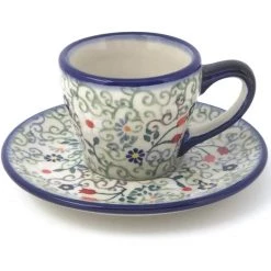 Janelle Imports Espresso Cup W/Saucer 2 Oz In Early Spring