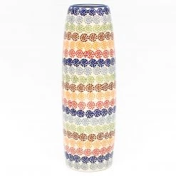 Janelle Imports Simple Vase In Modern Dots