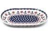 Janelle Imports Md Oval Platter In Red Helm