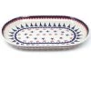 Janelle Imports Md Oval Platter In Blue Sail
