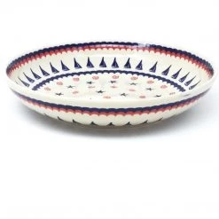Janelle Imports Lg Pasta Bowl In Blue Sail