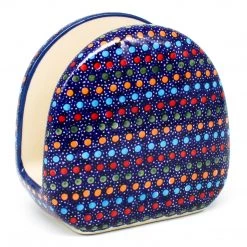 Janelle Imports Napkin Holder In Multi-Colored Dots