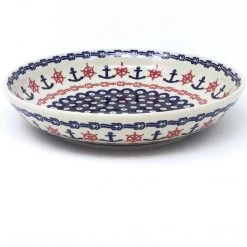 Janelle Imports Lg Pasta Bowl In Red Helm