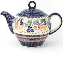 Janelle Imports Victorian Teapot 1.75 Qt In Modern Berries