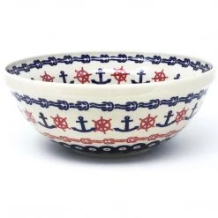 Janelle Imports Round Bowl 64 Oz In Red Helm