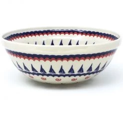 Janelle Imports Round Bowl 64 Oz In Blue Sail