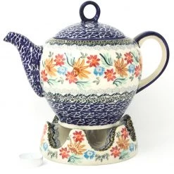 Janelle Imports Victorian Teapot 1.75 Qt In Late Fall