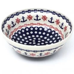 Janelle Imports Round Bowl 64 Oz In Red Helm