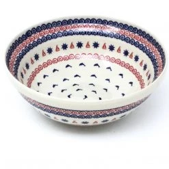 Janelle Imports Round Bowl 64 Oz In Blue Helm