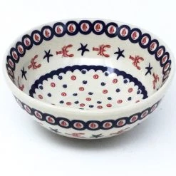 Janelle Imports Round Bowl 32 Oz In Red Lobster