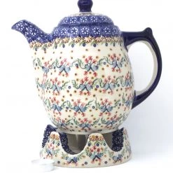 Janelle Imports Tall Teapot 2 Qt In Morning Glory
