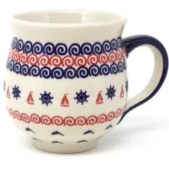 Janelle Imports Gentlemen's Cup 16 Oz In Blue Helm