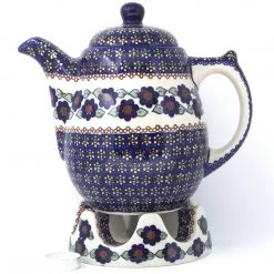 Janelle Imports Tall Teapot 2 Qt In Petunia