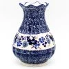 Janelle Imports Scalloped Vase In Stunning Blue