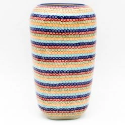 Janelle Imports Sm Modern Vase In Multi-Colored Flowers