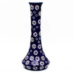 Janelle Imports Bud Vase In Flowers On Blue