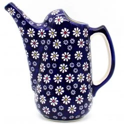 Janelle Imports Watering Pitcher 2 Qt In Flowers On Blue