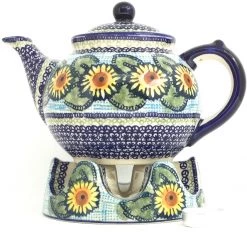 Janelle Imports Afternoon Teapot 1.5 Qt In Sunflowers