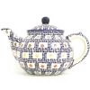Janelle Imports Afternoon Teapot 1.5 Qt In Modern Checkers