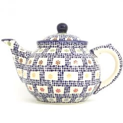 Janelle Imports Afternoon Teapot 1.5 Qt In Modern Checkers