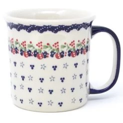 Janelle Imports Straight Cup 12 Oz In Holiday Wreath