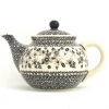 Janelle Imports Afternoon Teapot 1.5 Qt In Gray & Black