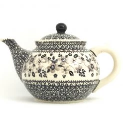 Janelle Imports Afternoon Teapot 1.5 Qt In Gray & Black