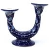 Janelle Imports Double Candle Holder In Peacock Glory 2 Janelle Imports Double Candle Holder In Peacock Glory