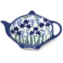Janelle Imports Teabag Dish In Alpine Blue