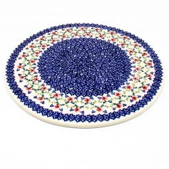 Janelle Imports Round Cutting Board 12" In Lattice