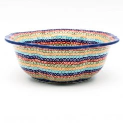 Janelle Imports Sm Retro Bowl In Multi-Colored Flowers
