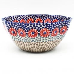 Janelle Imports Sm New Kitchen Bowl In Red Zinnia
