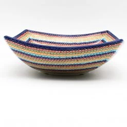 Janelle Imports Lg Nut Bowl In Multi-Colored Flowers
