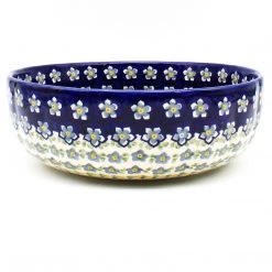 Janelle Imports Family Shallow Bowl In Periwinkle