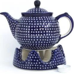 Janelle Imports Morning Teapot 1 Qt In Blue Elegance