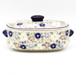 Janelle Imports Covered Oval Baker 2 Qt In Morning Breeze