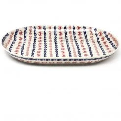 Janelle Imports Lg Oval Platter In Red Crab