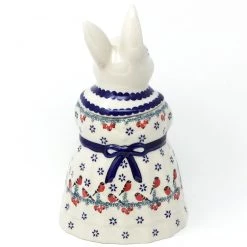 Janelle Imports Rabbit Cookie Jar In Red Cardinals